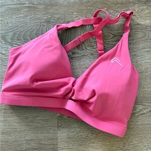 Oner Active Unified Twist Velvet Pink Bra
